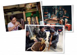 Le plaisir de fumer le thuoc lao dans le nord Vietnam
