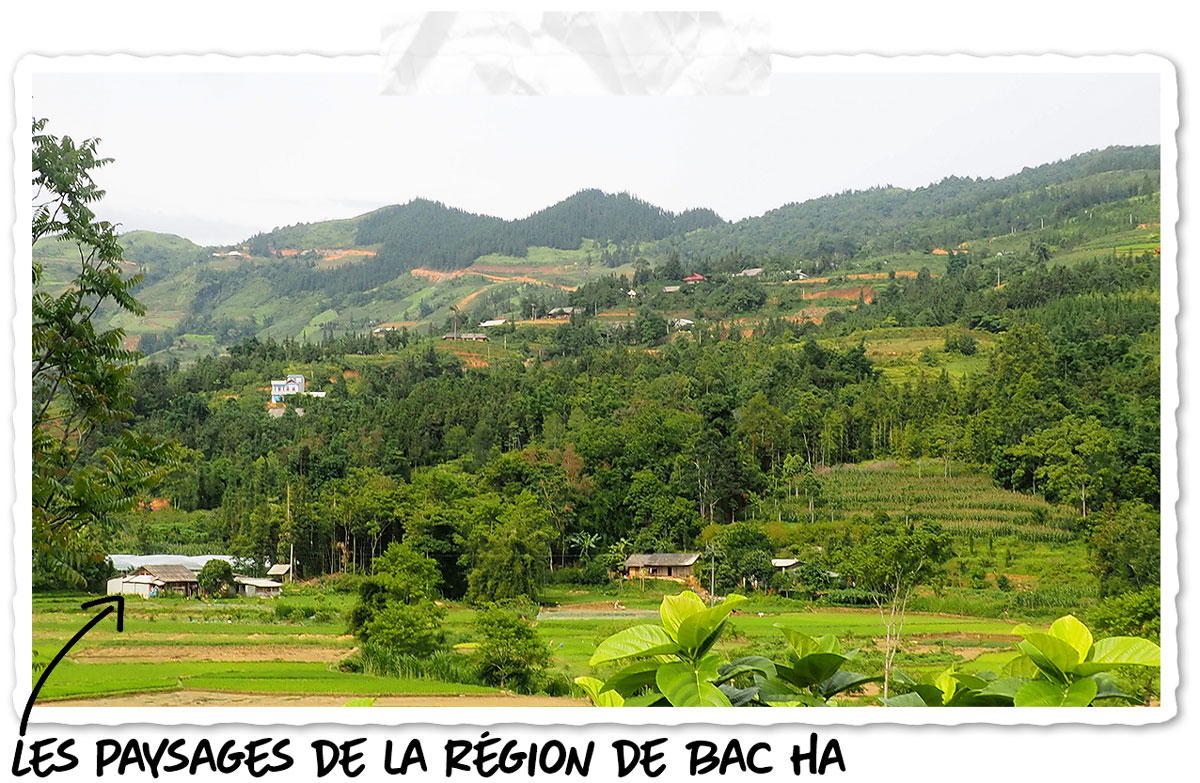 Les paysages de la région de Bac Ha