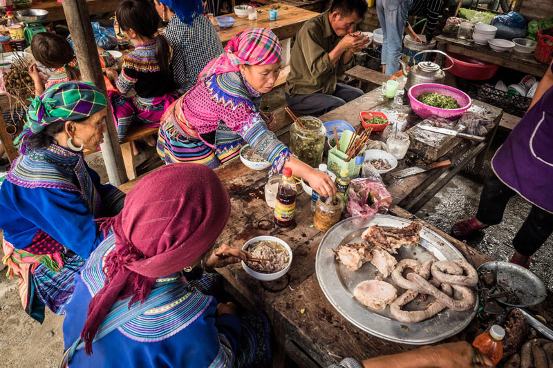 Le marché de Bac Ha au Vietnam