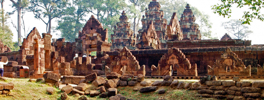 Le temple de Banteay Srei l'un des joyaux du Cambodge