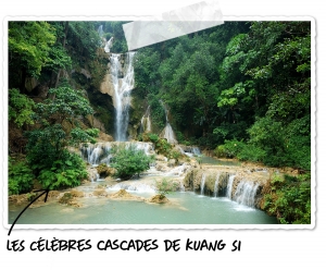 Les célèbres cascades du Laos, Kuang Si