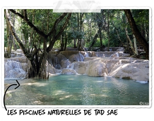 Les piscines naturelles de Tad Sae au Laos