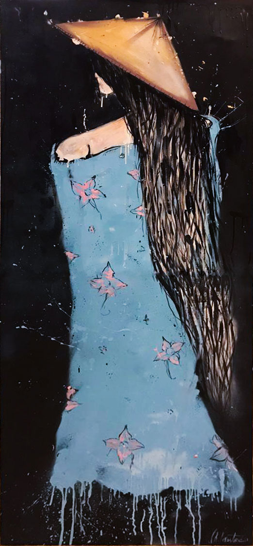 Robe bleue par Christopher Lecoutre