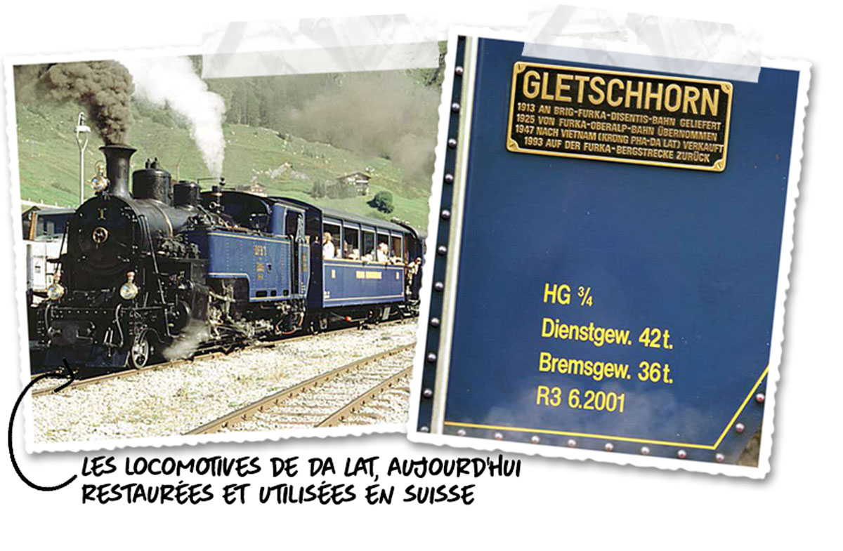 Les locomotives restaurées et réutilisées en Suisse