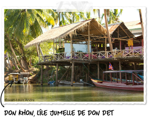 Don Khon, l'île jumelle de Don Det
