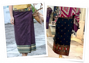 Jupe Sinh traditionelle du Laos