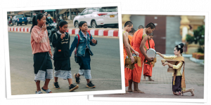 La jupe Sinh est portée pour de nombreuses occasions au Laos