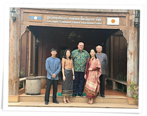 Lao Textile Museum en banlieue de Vientiane
