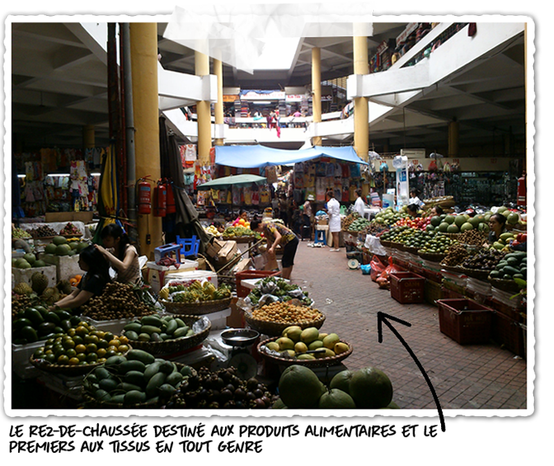 Le marché Hom de Hanoi