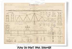 Plan du pont Paul Doumer