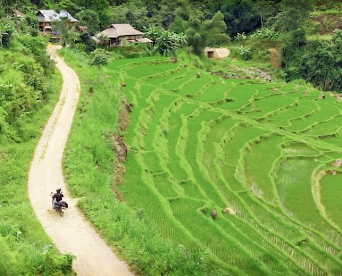 Road trip à moto au Vietnam pendant la saison d'été