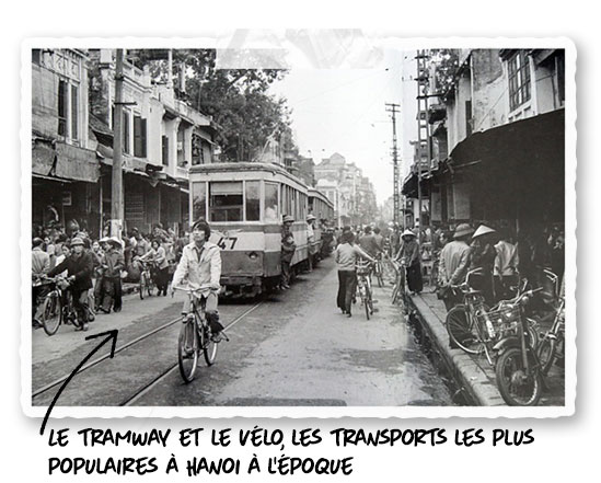 Le tramway électrique de Hanoi