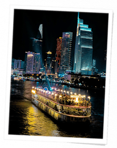 Diner croisière lors de la visite de Saigon