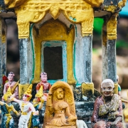Maison des esprits au Laos, un rituel de l'animisme