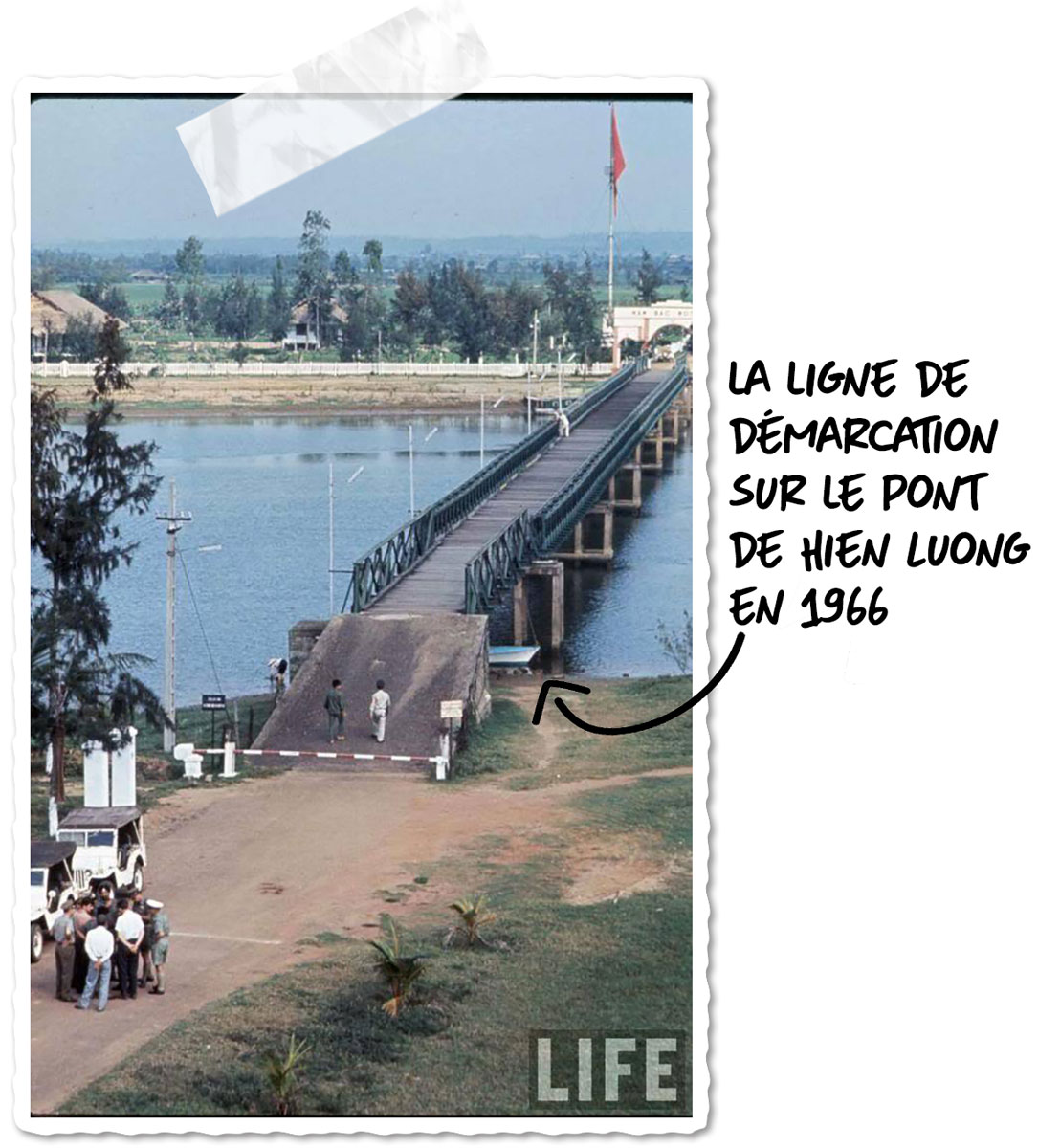 La zone démilitarisée et le pont Hien Luong